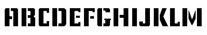 USSR-STENCIL Font UPPERCASE