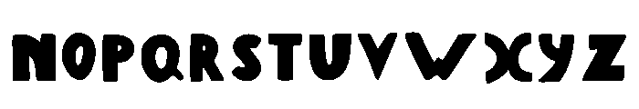 Useless Army Font Regular Font UPPERCASE