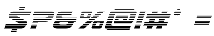 Usuzi Gradient Italic Font OTHER CHARS