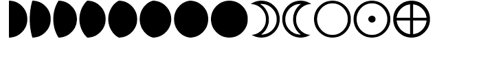USF Moons Regular Font LOWERCASE