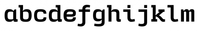 User Upright Bold Font LOWERCASE