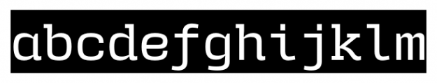 User Upright Medium Cameo Font LOWERCASE