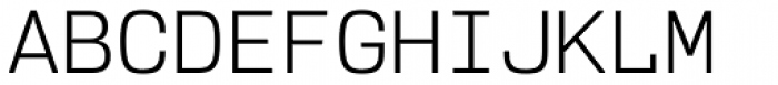 User Upright Light Font UPPERCASE