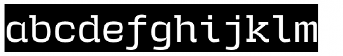 User Upright Medium Cameo Font LOWERCASE