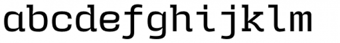 User Upright Medium Font LOWERCASE