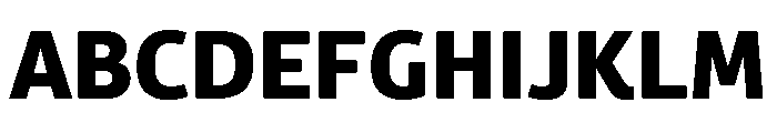 Utility Pro Extra Bold Font UPPERCASE