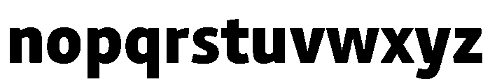 Utility Pro Extra Bold Font LOWERCASE