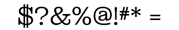 Utility Pro Extra Light Font OTHER CHARS