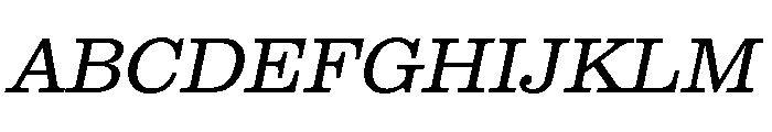 Utility Pro Light Italic Font UPPERCASE