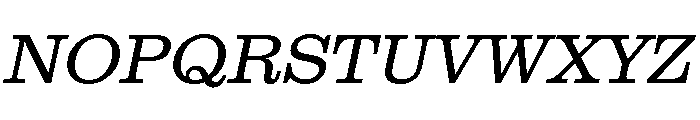 Utility Pro Light Italic Font UPPERCASE
