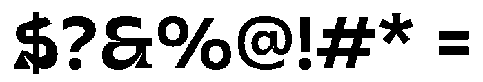 UT Aroge Regular Font OTHER CHARS