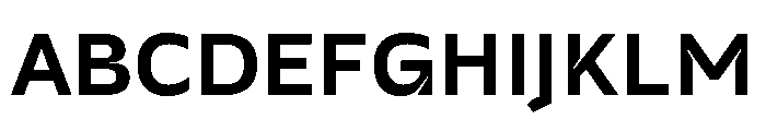 UT Aroge Regular Font UPPERCASE