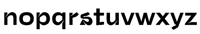 UT Aroge Regular Font LOWERCASE