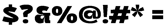 UT Exageld Regular Font OTHER CHARS