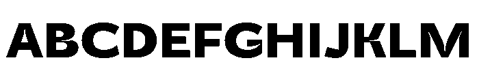UT Exageld Regular Font UPPERCASE