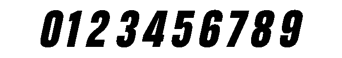 UT Glorious Black Italic Font OTHER CHARS