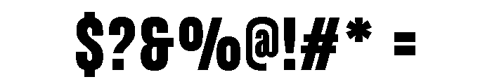 UT Glorious Black Font OTHER CHARS