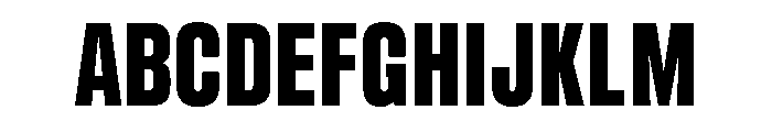 UT Glorious Black Font UPPERCASE