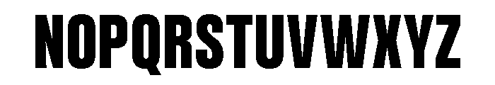 UT Glorious Black Font UPPERCASE