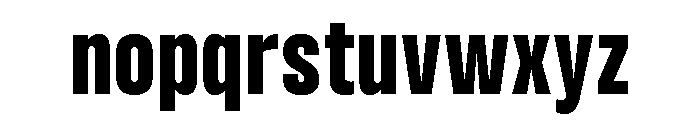 UT Glorious Black Font LOWERCASE