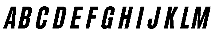 UT Glorious Bold Italic Font UPPERCASE