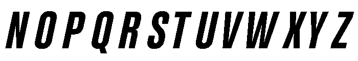 UT Glorious Bold Italic Font UPPERCASE