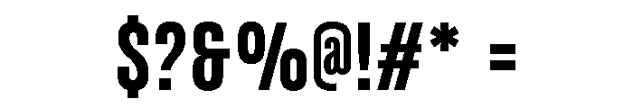 UT Glorious Bold Font OTHER CHARS