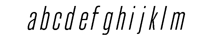 UT Glorious Extra Light Italic FONT