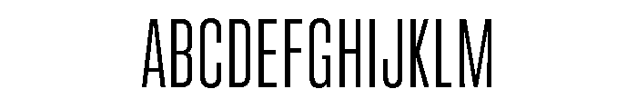 UT Glorious Extra Light Font UPPERCASE