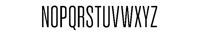 UT Glorious Extra Light Font UPPERCASE