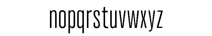 UT Glorious Extra Light Font LOWERCASE