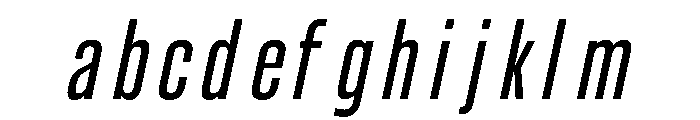 UT Glorious Italic FONT