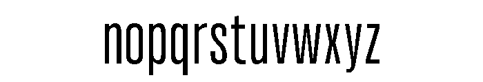 UT Glorious Light Font LOWERCASE