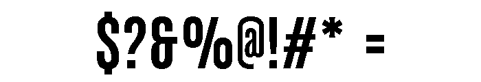 UT Glorious Semi Bold Font OTHER CHARS