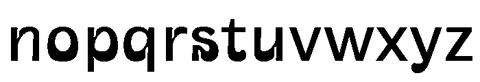 UT Gogras Regular Font LOWERCASE