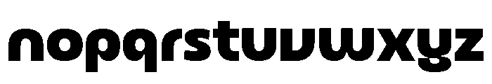 UT Montage Black Font LOWERCASE