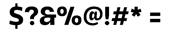 UT Montage Bold Font OTHER CHARS