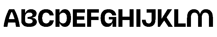 UT Montage Bold Font UPPERCASE