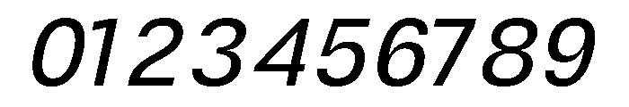 UT Montage Italic Font OTHER CHARS