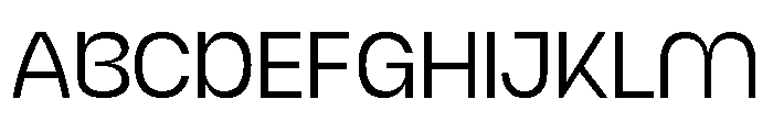 UT Montage Light Font UPPERCASE