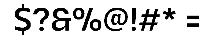 UT Montage Medium Font OTHER CHARS