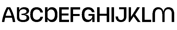 UT Montage Medium Font UPPERCASE