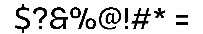 UT Montage Regular Font OTHER CHARS