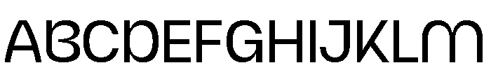 UT Montage Regular Font UPPERCASE