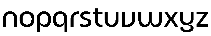 UT Montage Regular Font LOWERCASE