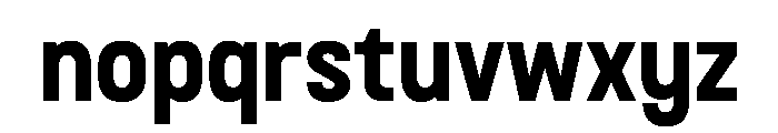 UT ROCKGYM Font LOWERCASE