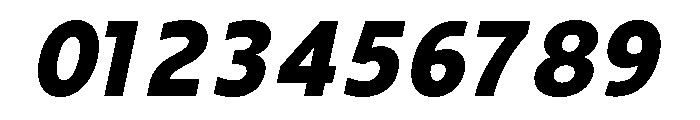 UT Rankberg Black Italic Font OTHER CHARS