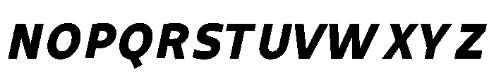 UT Rankberg Black Italic Font UPPERCASE