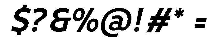UT Rankberg Bold Italic Font OTHER CHARS