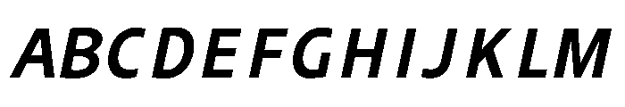 UT Rankberg Bold Italic Font UPPERCASE